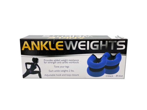 12 Wholesale 1 Pair 2 Pound Adjustable Ankle Weights at