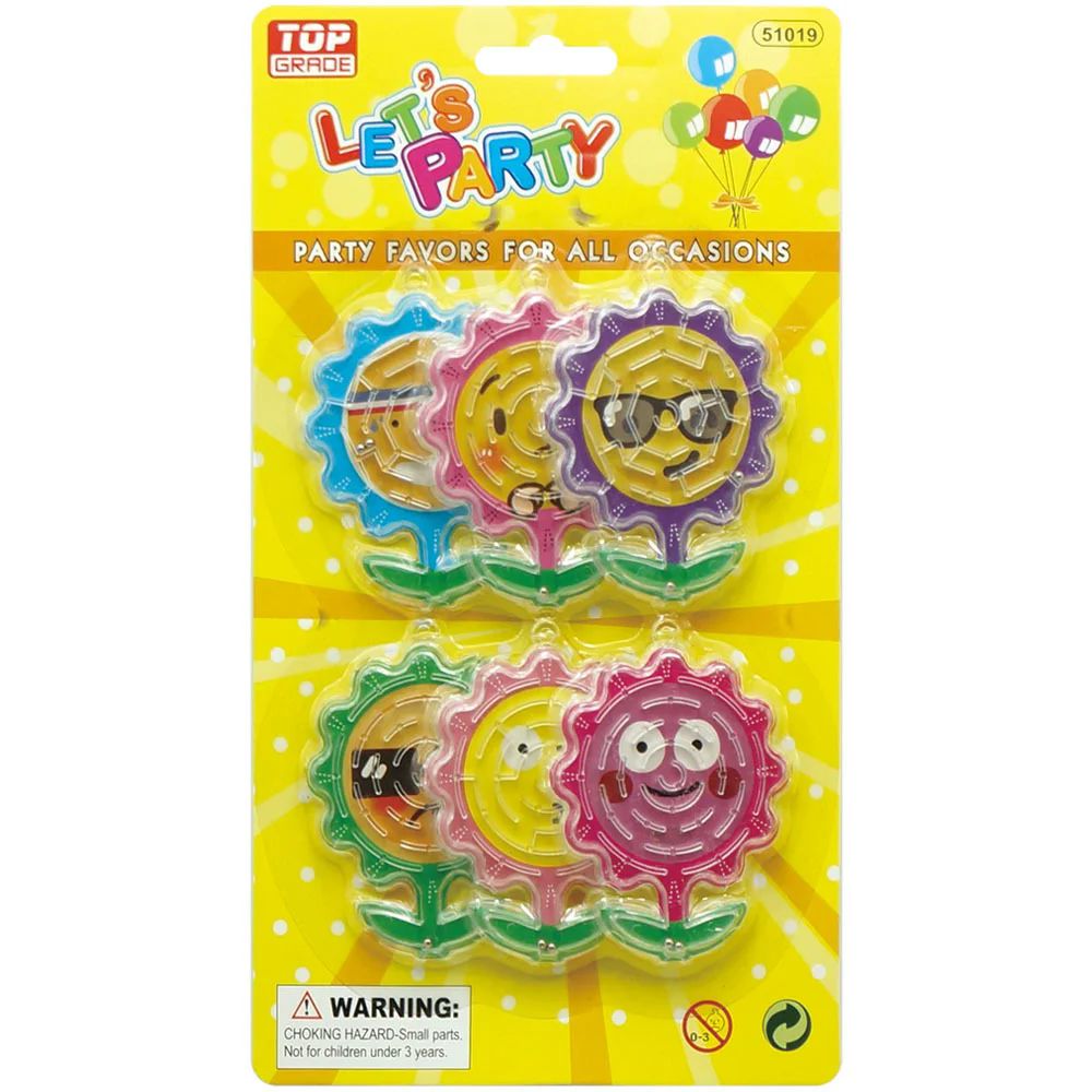 24 Pieces of 51019 6pc Flower Puzzles