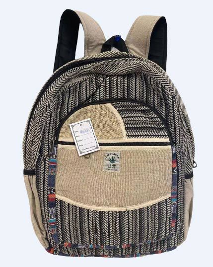 5 Pieces of Himalayan Hemp Handmade Backpack