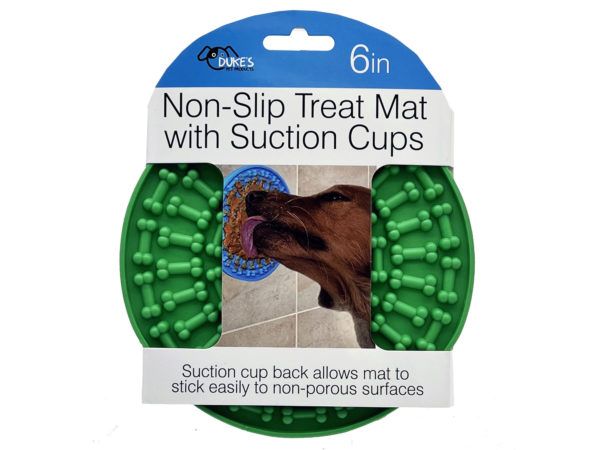 24 pieces of 6 In NoN-Slip Treat Mat With Suction Cup Bottom
