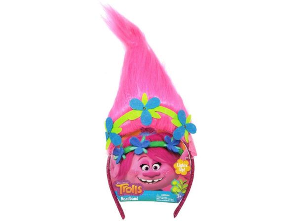 60 pieces of Trolls Headband With Faux Fur Hair