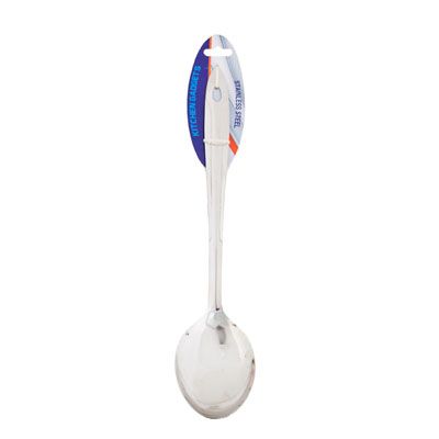 48 pieces of Stainless Steel Solid Spoon13 Inch With Hanging Top 87gmref #vK-MonarcH-ss