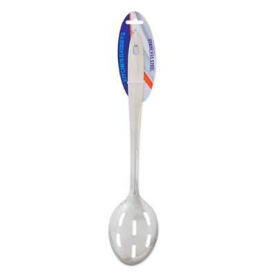 48 pieces of Stainless Steel Slotted Spoon13 Inch With Hanging Top 74gmref #vK-MonarcH-Sls