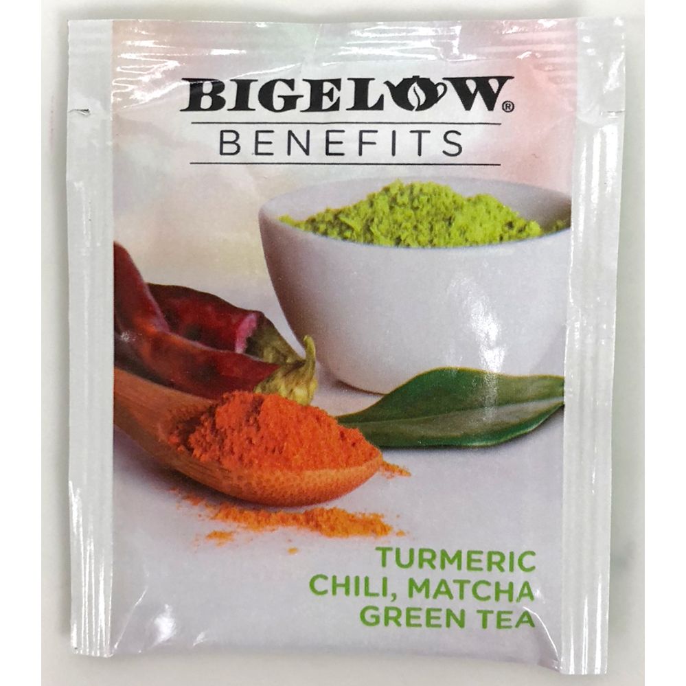 18 Wholesale Bigelow Benefits Refresh Turmeric, Chili, Matcha Green