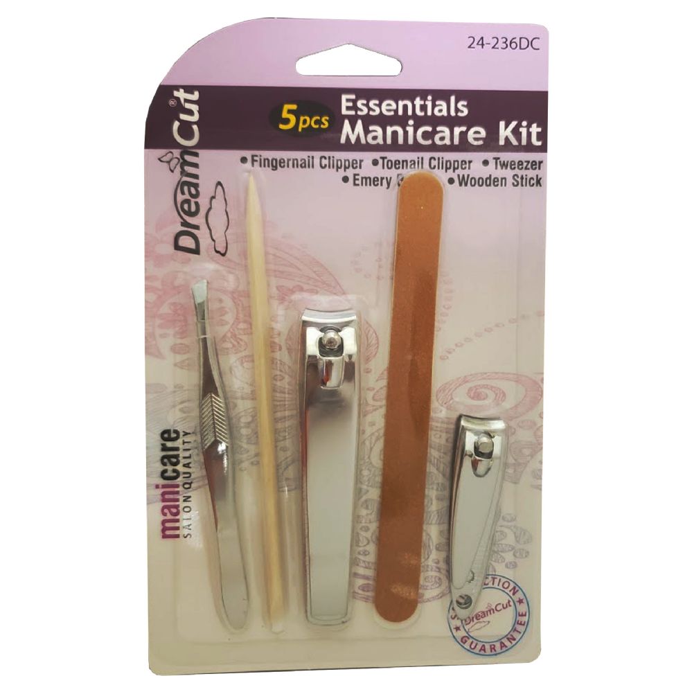 6 pieces of Dreamcut - 5 Piece Essentials Manicure Kit