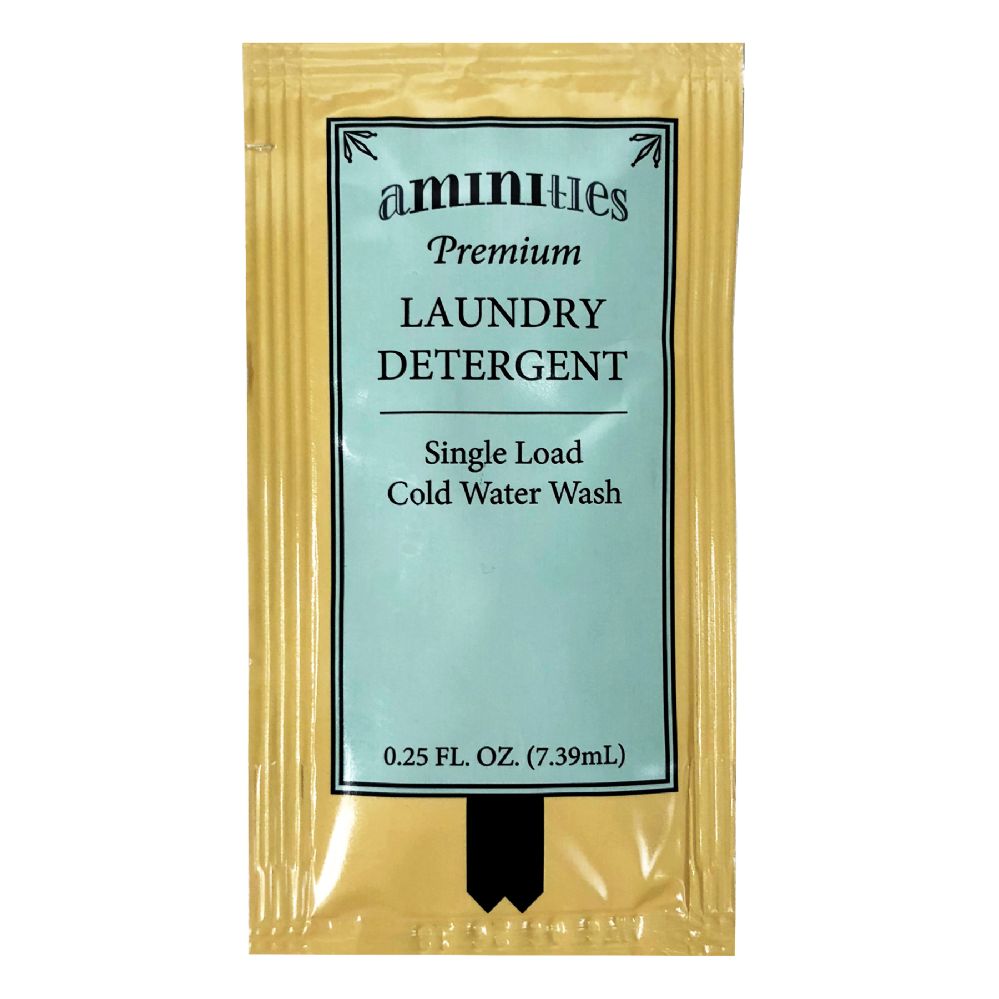 100 pieces Aminities Premium Cold Water Wash Laundry Detergent Packet