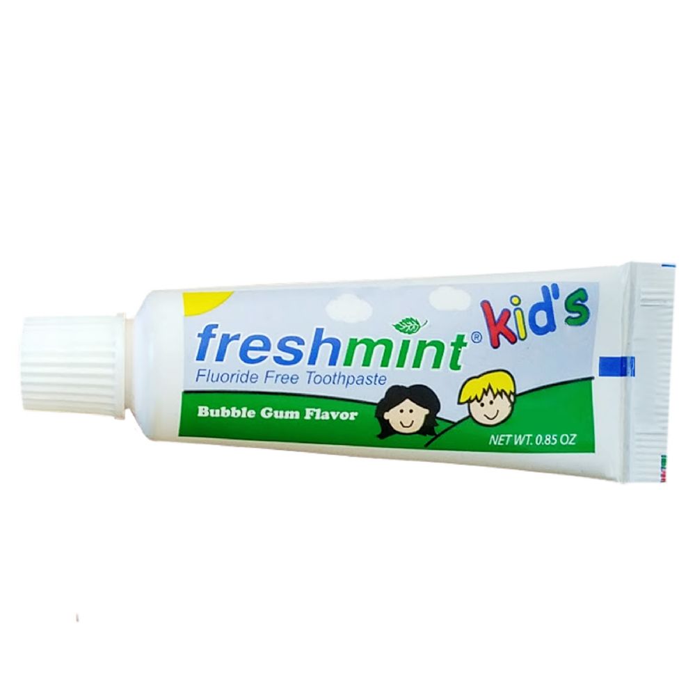 36 pieces Freshmint Kids Fluoride Free Toothpaste Bubble Gum Flavor
