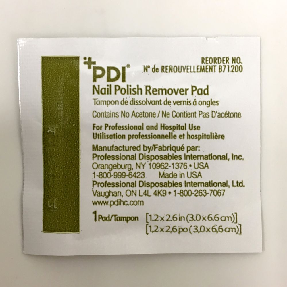 100 pieces of Generic Nail Polish Remover Pad