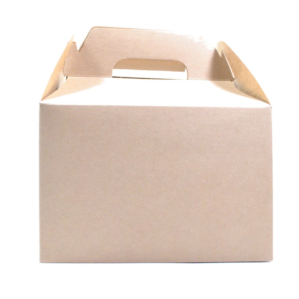 100 pieces of Box - 9 X 6 X 6 Kraft Gable