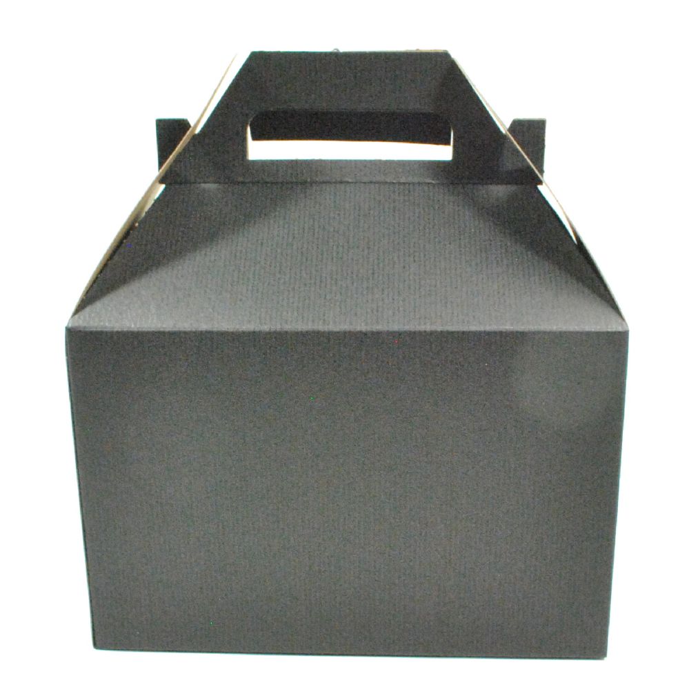 100 pieces of Box - 8 X 4.875 X 5.25 Black Gable