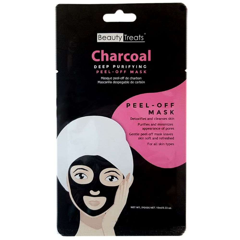 24 pieces Beauty Treats  Charcoal Deep Purifying Peel-Off Mask - Hygiene Gear