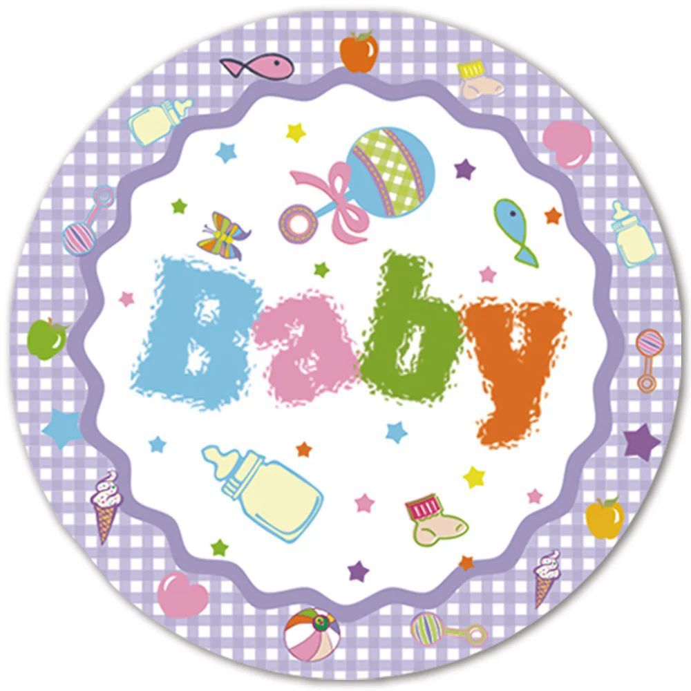48 Pieces of 9"/8ct Paper Plate Shower