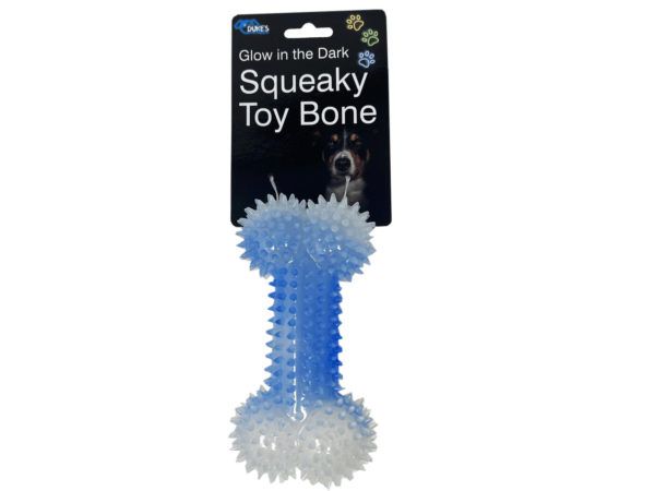 18 pieces of Glow In The Dark Squeaky Toy Bone