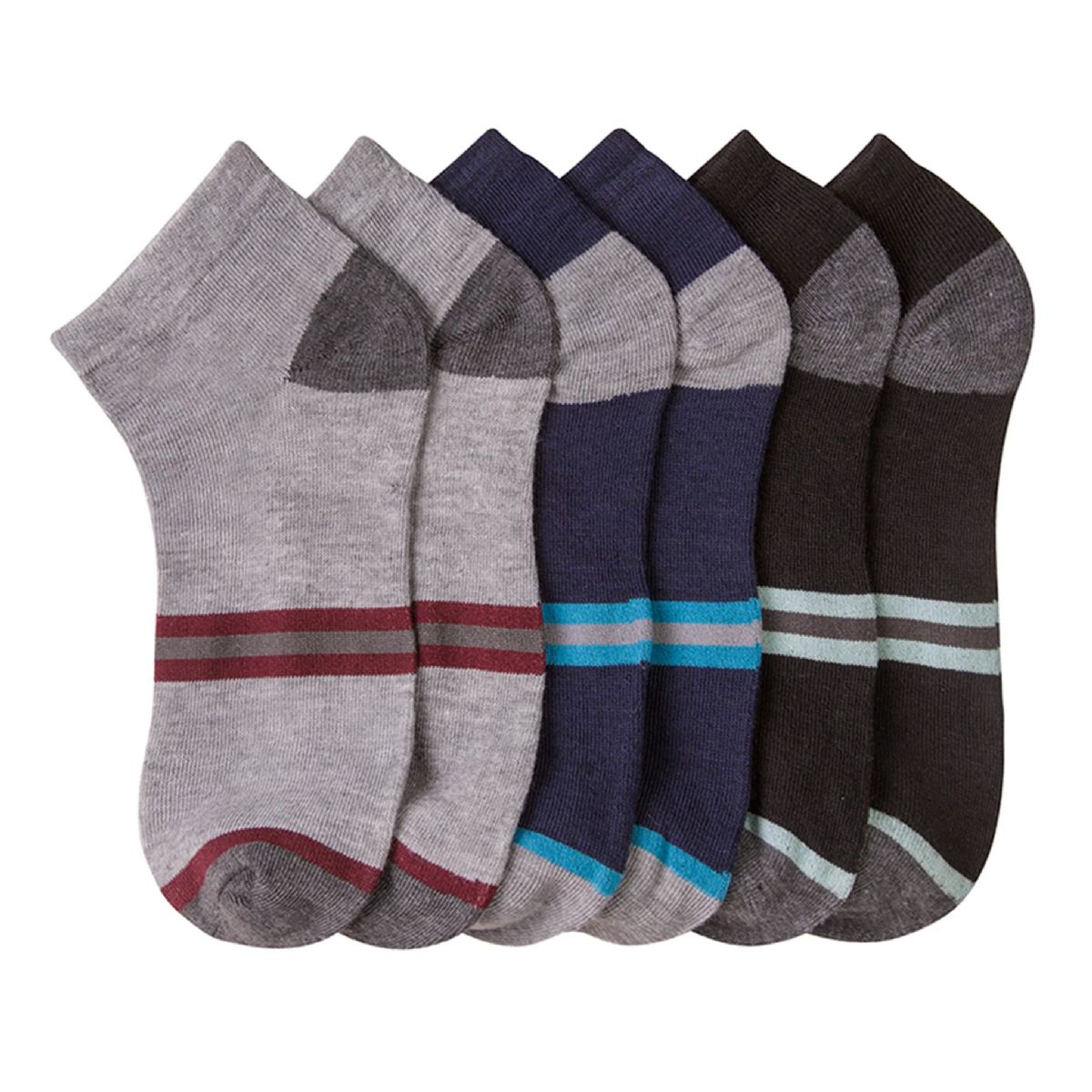 432 Pairs of Boys Ankle Sock Multi Color Design Size 6-8 Power Club Spandex Socks (spirit)
