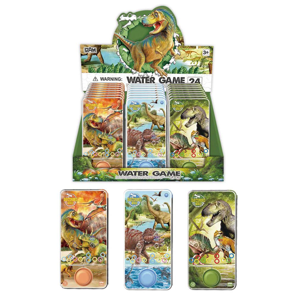 24 Pieces of Dinosaur Water Game