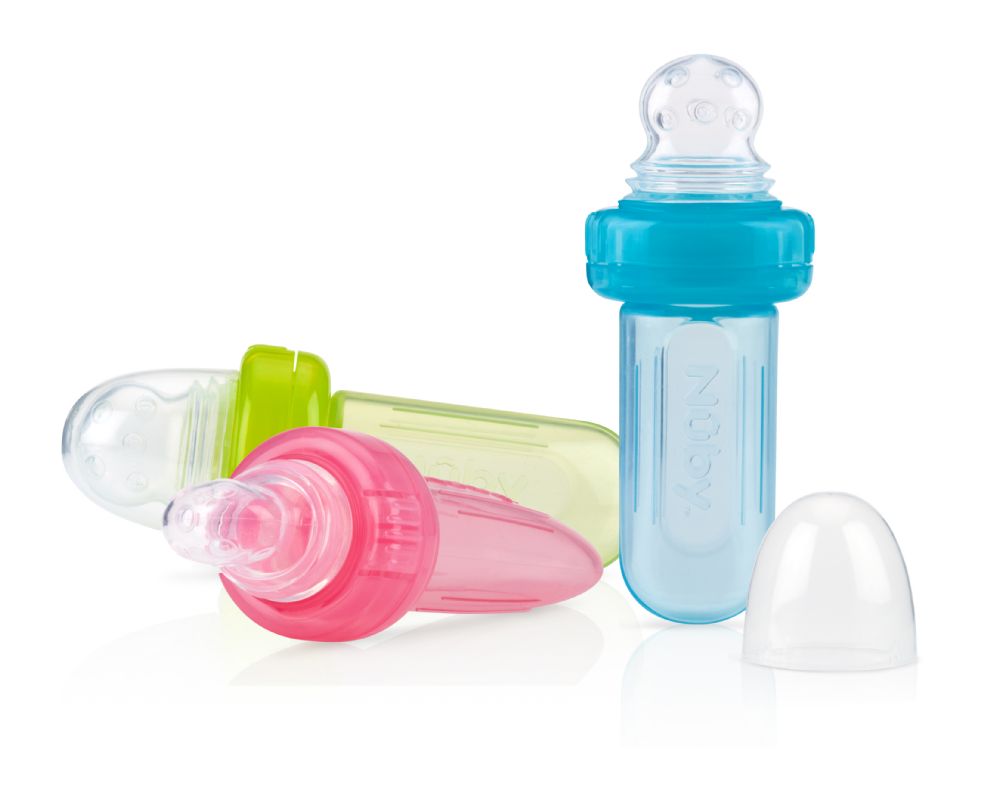 12 pieces Nuby Mini Ez SqueE-Z Feeder - Baby Accessories