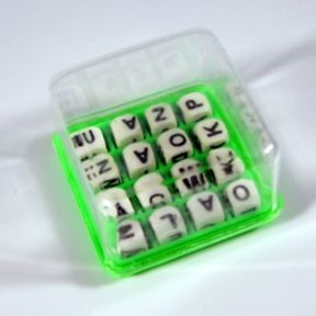 12 pieces of Mini Word Puzzle Game