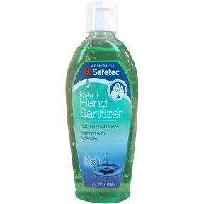 24 pieces Safetec Instant Hand Sanitizer Fresh Scent- 4 oz - Hygiene Gear