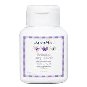 96 pieces DawnMist Pure Corn Starch Baby Powder - Hygiene Gear