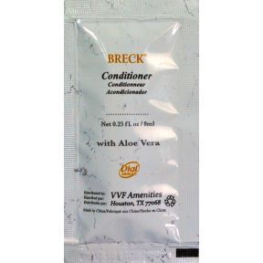 100 pieces Breck White Marble Hair Conditioner Packet with Aloe Vera - Hygiene Gear
