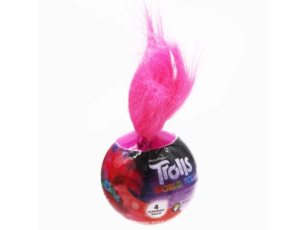 48 pieces of Trolls Peek A Boo Suprise Ball With 4 Surprises In Display