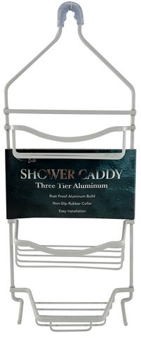 Aluminum 3 Tier Shower Caddy