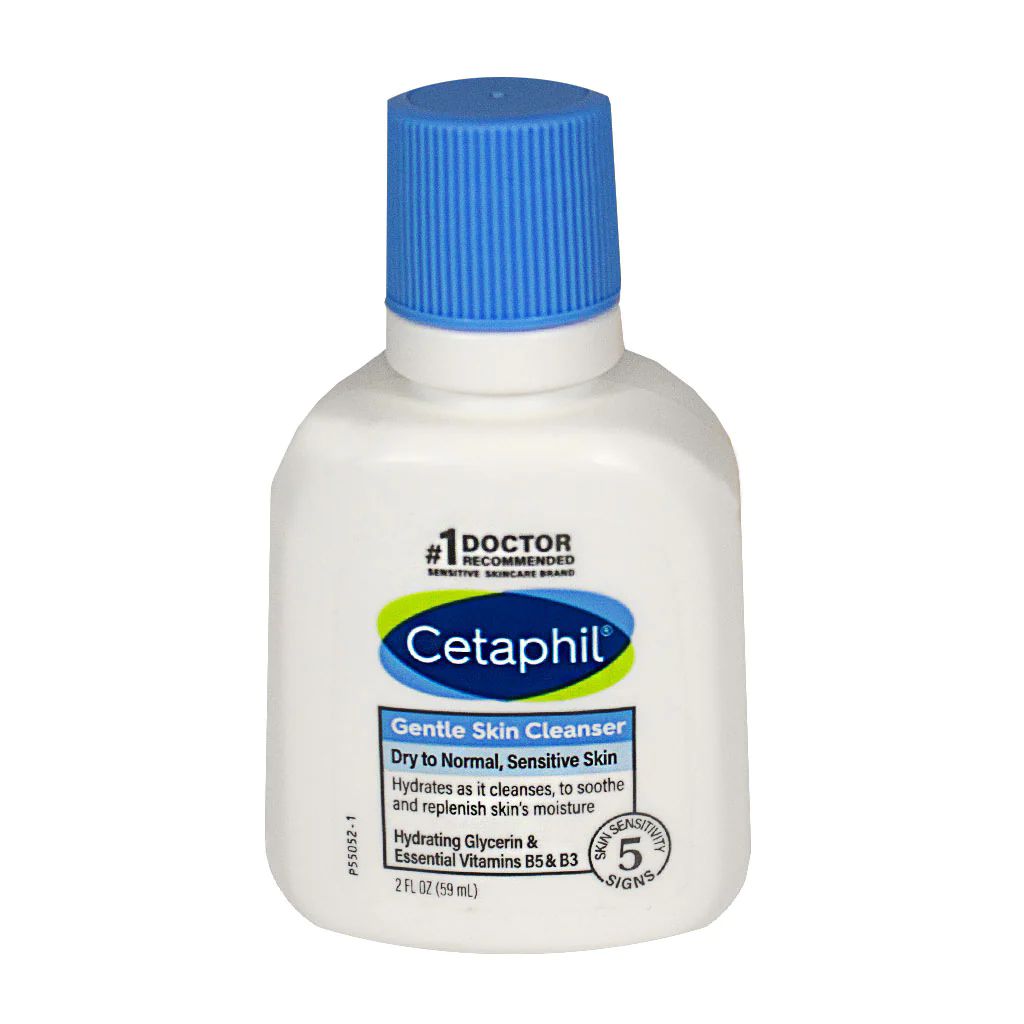 12 Pieces Travel Size Cetaphil Gentle Skin Cleanser For Sensitive Skin 2 Oz. - Personal Care Items