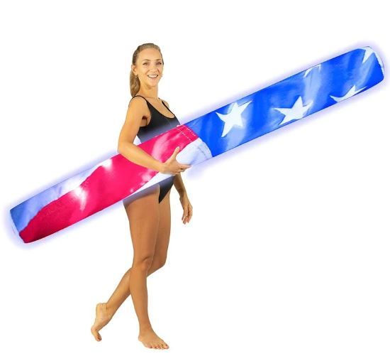 Illuminated Stars & Stripes 72" Led Super Noodle