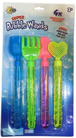 24 Packs 4 Pack Super Bubble Wands - Bubbles - At - Alltimetrading.com