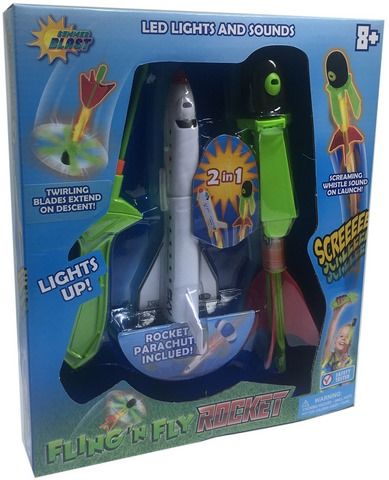 24 Pieces Fling 'n Fly Rocket - Summer Toys