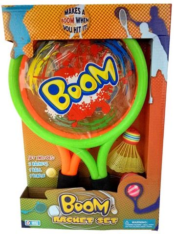 24 Pieces 15.5 Inch Boom Racket Set - Summer Toys