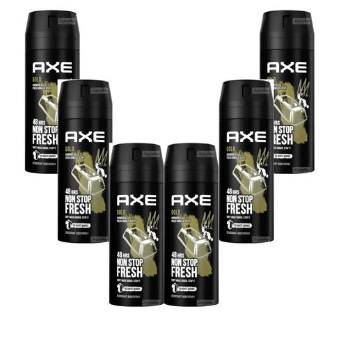 48 Pieces Axe Deo Spray Turkey 150ml Gold - Deodorant
