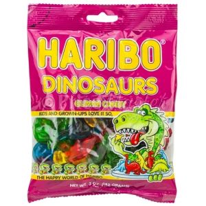 24 Pieces Haribo Dinosaurs 5oz - Food & Beverage