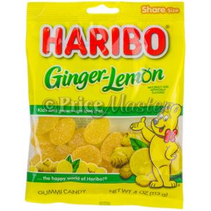 24 Pieces Haribo Ginger Lemon 4oz - Food & Beverage