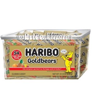8 Pieces Haribo GolD-Bears Mini Tubs .42oz - Food & Beverage