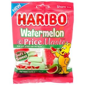 24 Pieces Haribo Watermelon 3.1oz - Food & Beverage