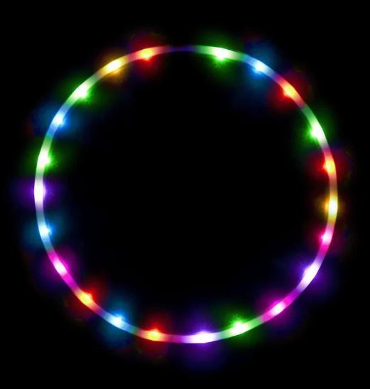 6 Pieces Illuminated Led Hoop 36" - Inflatables