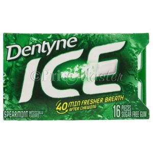 18 Pieces Dentyne Ice "split 2 Fit" 16's Spearmint 9pk/bx - Food & Beverage