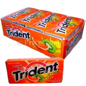 12 Pieces Trident Value Pack 14's Tropical Twist 12pk - Food & Beverage