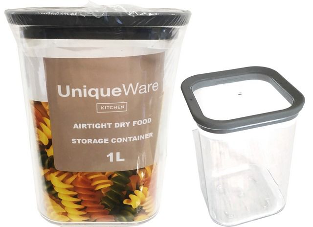 12 Bulk 1 Liter Dry Food Storage Container