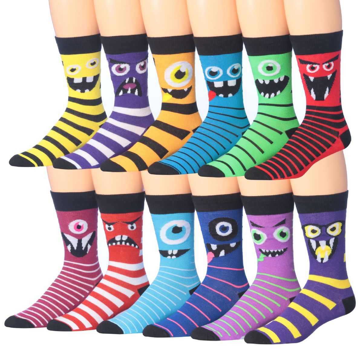72 Pairs of Mens Patterned Dress Socks