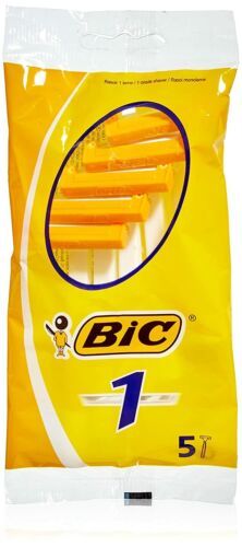 80 Pieces of Bic Shaver 5 Pack Single Blade Normal Monolama