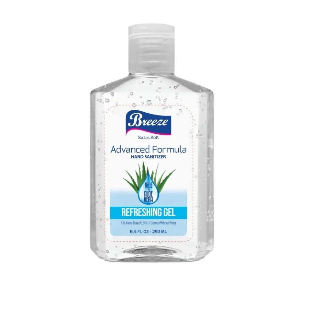 288 Pieces of Breeze Hand Sanitizer 1.8 Oz 50ml Aloe Vera And Vitamin E
