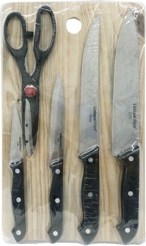 24 Packs 6 Piece Knife Set With Cutting Board - Kitchen Knives - at 