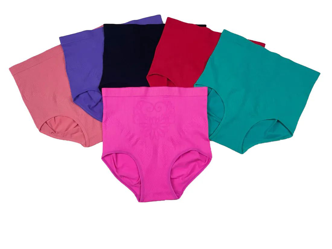24 Wholesale Yacht & Smith Womens Cotton Lycra Underwear, Panty Briefs, 95%  Cotton Soft Assorted Colors, Size X-Large - at 