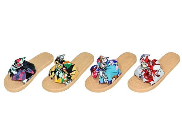 48 Pieces of Assorted Jewel Floral Slides