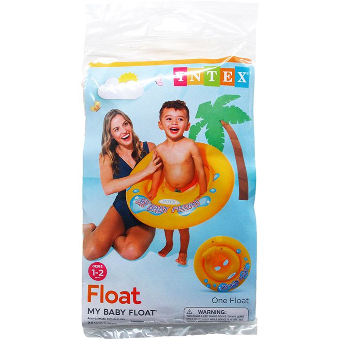 24 pieces of 26.5" My Baby Float In Pegable Poly Bag, Age 1-2