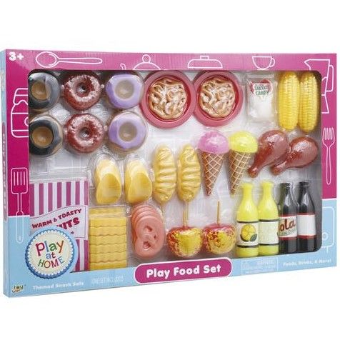 6 pieces of 65pc Snacks Summer Food Playset C/p 6