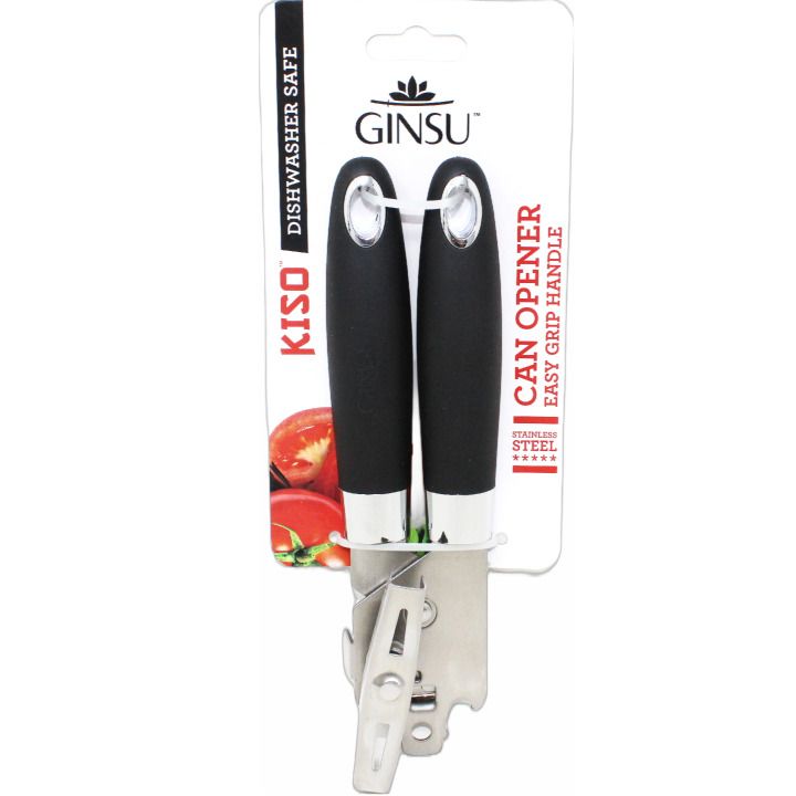 48 Wholesale Ginsu Can Opener With Black Embossed Handle C/p 48 - at 