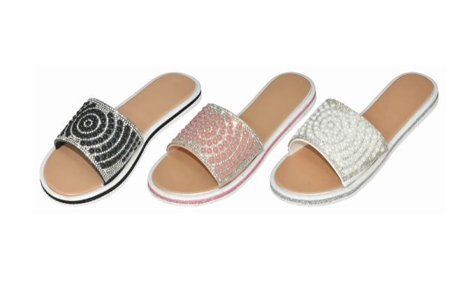 36 Pieces of Women Jewel Slide Slippers